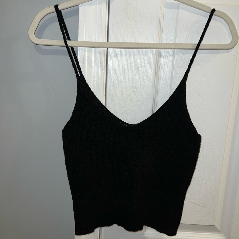 FOREVER21 Black Knit Top Size Small NWOT